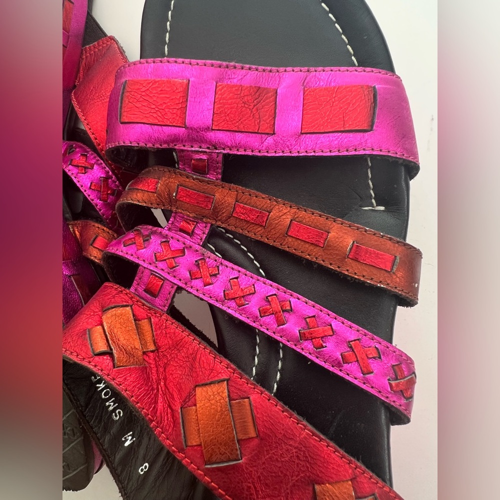 Donald Pliner Colorful Women's Wedge Sandals - Picture 10 of 10